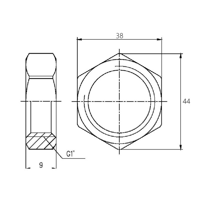 Контргайка SD Forte 1" SF35025 (SF35025)