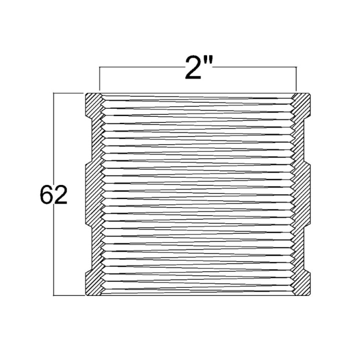 Муфта SD Forte 2" ВР SF35650 (SF35650)