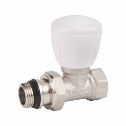 Кран радіаторний SD Forte Powerful 1/2" ВЗ з антипротіканням прямий SF230W15 SF230W15 (SF230W15)