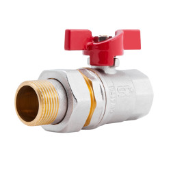 Кран кульовий "Американка" SD Plus 1" ВЗ прямий SD220W25 (SD220W25)
