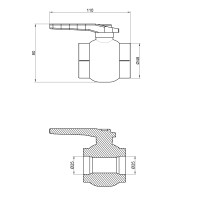 Кран кульовий PPR Thermo Alliance 25 (DSW115)