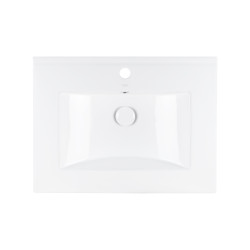 Раковина Qtap Albatross 600х460х180 White з донним клапаном QT01113060CW (QT01113060CW)