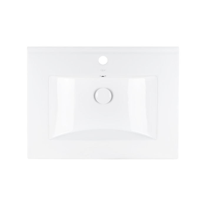 Раковина Qtap Albatross 600х460х180 White з донним клапаном QT01113060CW (QT01113060CW)