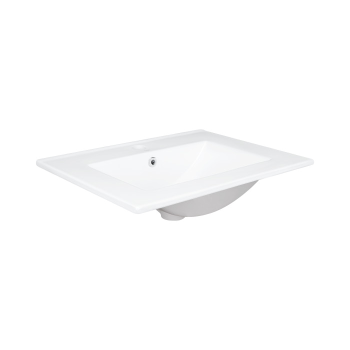 Раковина Qtap Albatross 600х460х180 White з донним клапаном QT01113060CW (QT01113060CW)