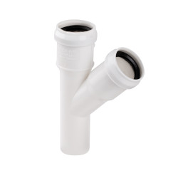 Трійник каналізаційний TA Sewage 32, 45° (TASTRPP4532)