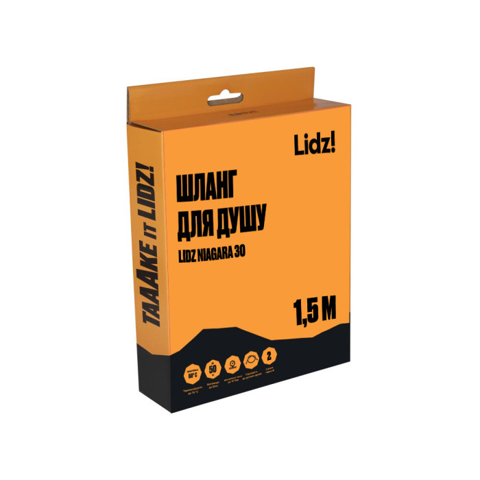Шланг Lidz Niagara 30 1,5 м LDNIA30NKS28541 Nickel (LDNIA30NKS28541)