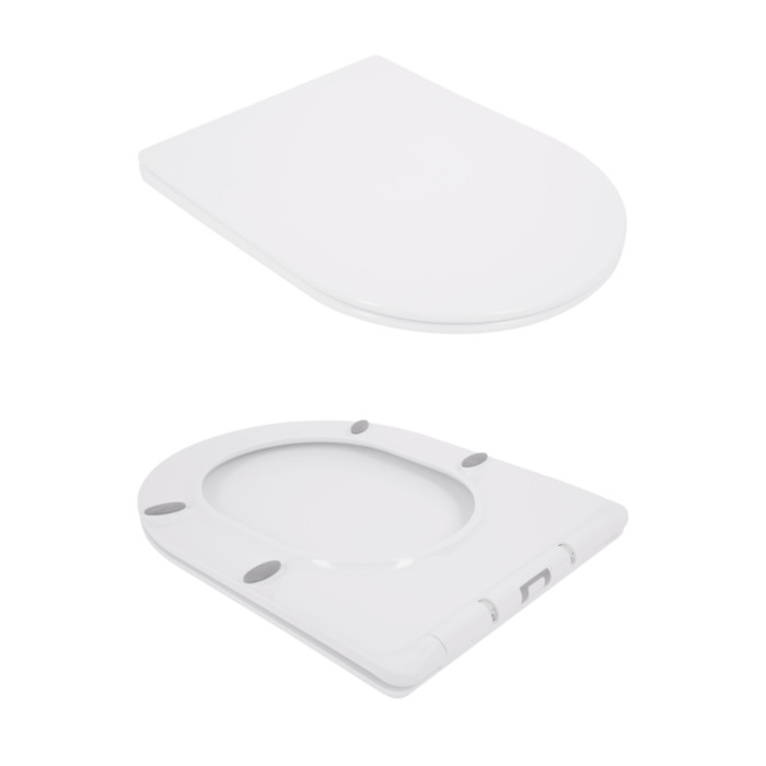 Унітаз підвісний Qtap Jay безобідковий з сідінням Soft-close QT07335176W (QT07335176W)