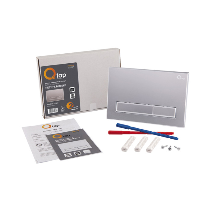 Панель змиву для унітаза Qtap Nest QT0111M08382SAT (QT0111M08382SAT)