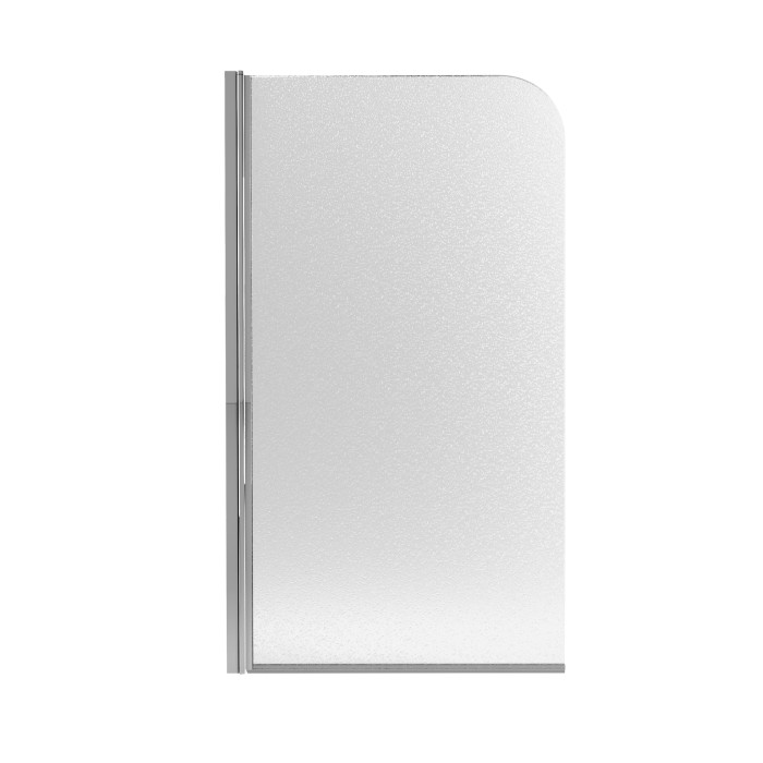 Штора на ванну Qtap Standard CRM407513APL скло Pear 6 мм, 75х140 см, ліва (STDCRM407513APL)