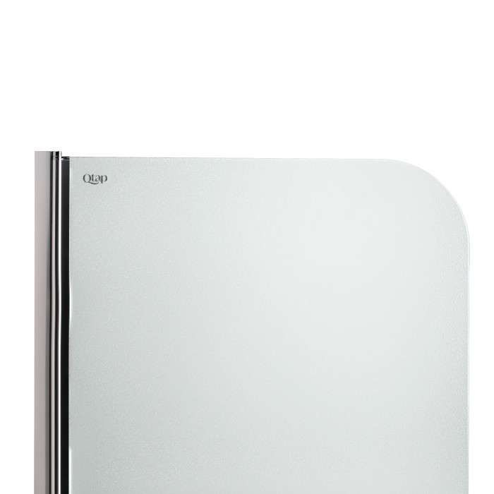Штора на ванну Qtap Standard CRM407513APL скло Pear 6 мм, 75х140 см, ліва (STDCRM407513APL)