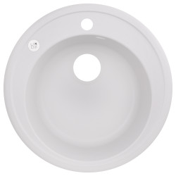 Кухонна мийка Lidz D510/200 WHI-01 (LIDZWHI01D510200) (LIDZWHI01D510200)