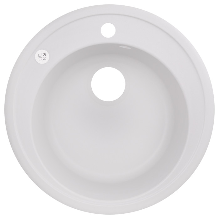 Кухонна мийка Lidz D510/200 WHI-01 (LIDZWHI01D510200) (LIDZWHI01D510200)
