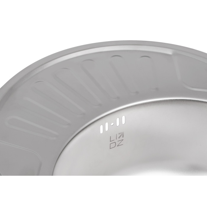 Кухонна мийка Lidz 5745 0,8 мм Satin (LIDZ5745SAT08) (LIDZ5745SAT08)