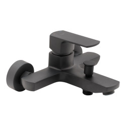 Змішувач для ванни Qtap Lipno QTNH3023101DCB Black Matt (QTNH3023101DCB)