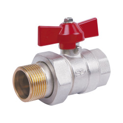 Кран кульовий "Американка" SD Plus прямий 3/4" ВЗ SD221W20 (SD221W20)