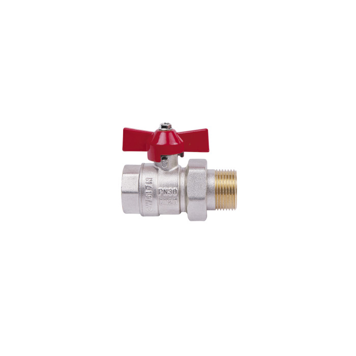 Кран кульовий "Американка" SD Plus прямий 3/4" ВЗ SD221W20 (SD221W20)