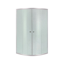 Душова кабіна Lidz Latwa SC80x80.SAT.LOW.FR, скло Frost 4 мм без піддона (LLSC8080SATLOWFR2)