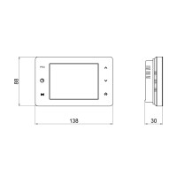 Недельный программируемый термостат Thermo Alliance ТА-2701WiFi сенсорный с WiFi (TA2701WIFI)