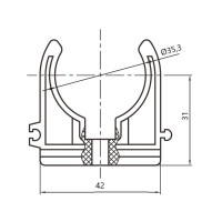 Кріплення PPR Thermo Alliance 32 (K032)
