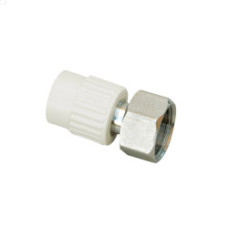 Муфта PPR с накидной гайкой Blue Ocean 20х1/2" ВР с латуневым штоком (BOCAFT2001NBX)