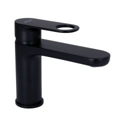 Змішувач для раковини Qtap Jay QTJAY270BLM45545 Black Matt (QTJAY270BLM45545)