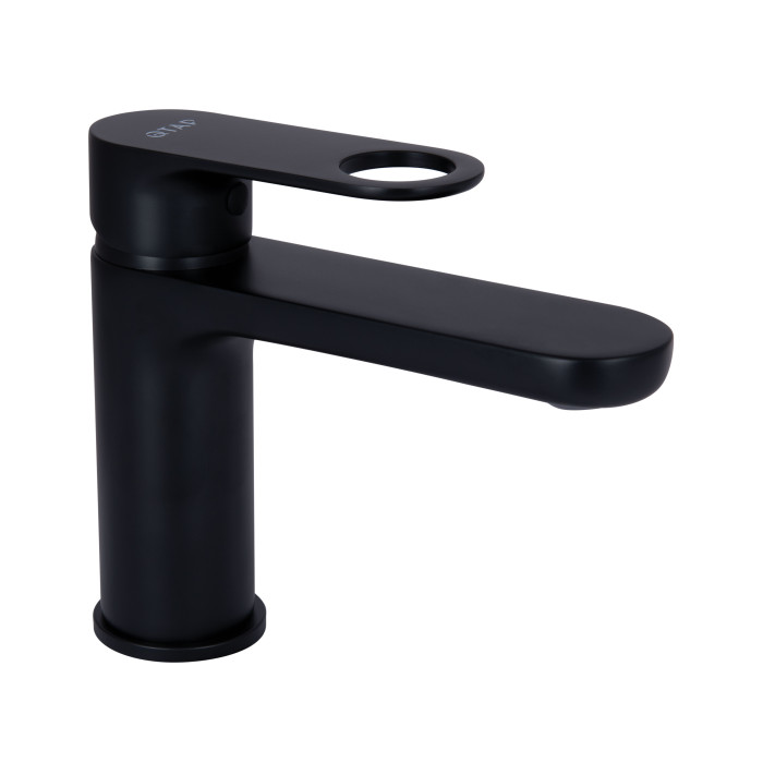 Змішувач для раковини Qtap Jay QTJAY270BLM45545 Black Matt (QTJAY270BLM45545)