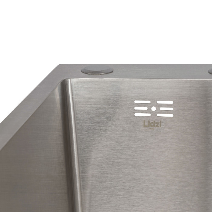 Мийка для кухні інтегрована Lidz Handmade H6350R крило праворуч (LDH6350BRUR45587) Brushed Steel 3,0/1,0 мм (LDH6350BRUR45587)