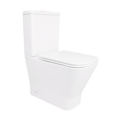 Унітаз-компакт Qtap Cardinal Ultra Quiet безободковий з сидінням Soft-close QT04222168AUQ3W (QT04222168AUQ3W)