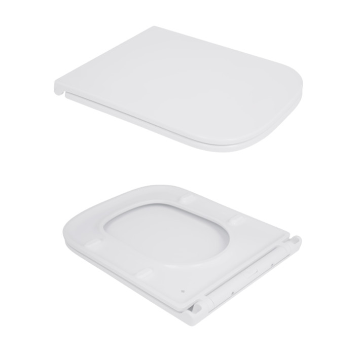 Унітаз-компакт Qtap Cardinal Ultra Quiet безободковий з сидінням Soft-close QT04222168AUQ3W (QT04222168AUQ3W)