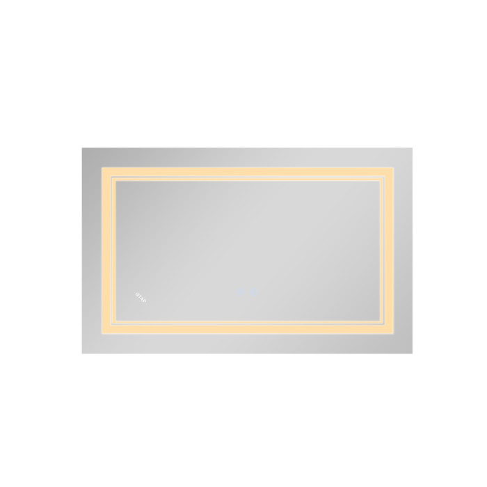 Дзеркало Qtap Cardinal (CA1) 700х500 з LED-підсвічуванням Touch, з антизапотіванням, з димером, рег. темп. кольору (3000-6500K) Reverse QT0478C5070 (QT0478C5070)