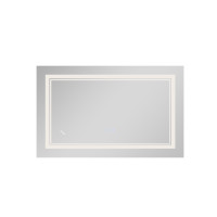 Дзеркало Qtap Cardinal (CA1) 700х500 з LED-підсвічуванням Touch, з антизапотіванням, з димером, рег. темп. кольору (3000-6500K) Reverse QT0478C5070 (QT0478C5070)