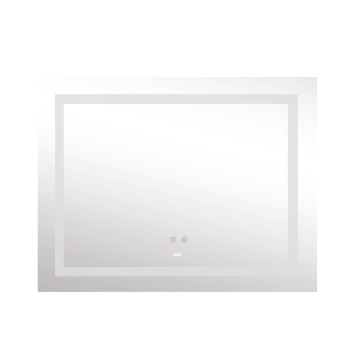 Дзеркало Lidz Kubis 1000х800 з LED-підсвічуванням Touch, з антизапотіванням, з димером, рег. яскравості LD78LF61410080 (LD78LF61410080)