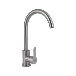 Змішувач для кухні U-образний Brinex Pure 015F U-образний  Nickel BRIPUR015FNKL (BRIPUR015FNKL)