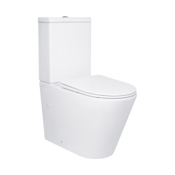 Унітаз підлоговий Qtap Swan Ultra Quiet з сидінням Soft-close 640x360x835 мм QT16222182TW White (QT16222182TW)