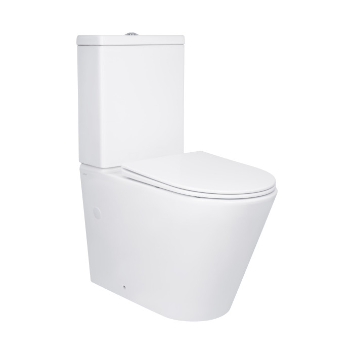 Унітаз підлоговий Qtap Swan Ultra Quiet з сидінням Soft-close 640x360x835 мм QT16222182TW White (QT16222182TW)