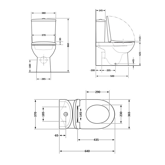 Унітаз підлоговий Qtap Swan Ultra Quiet з сидінням Soft-close 640x360x835 мм QT16222182TW White (QT16222182TW)