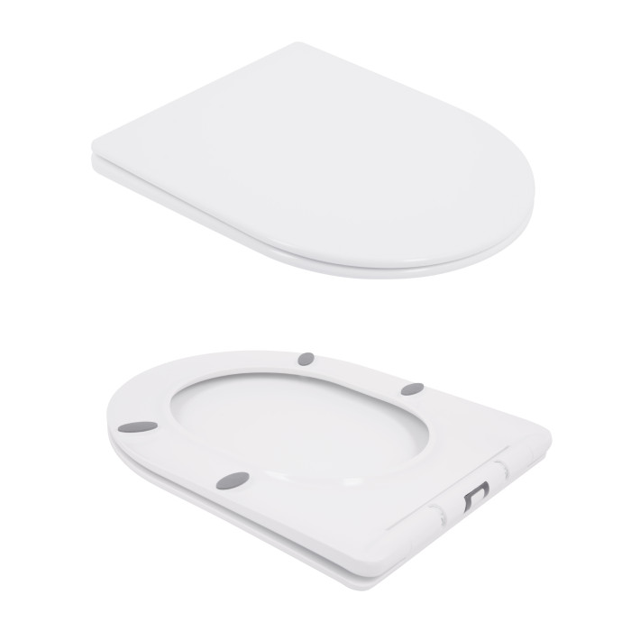 Унітаз підлоговий Qtap Swan Ultra Quiet з сидінням Soft-close 640x360x835 мм QT16222182TW White (QT16222182TW)