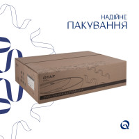 Комплект Qtap Cardinal: Раковина підвісна / накладна овальна 565х400х130 мм White + Донний клапан PU02 (QT0411K177WN47330)