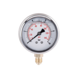 Манометр із гліцерином Thermo Alliancе Forte 10 бар, 1/4"З, нижнє підключення TAF170G10B (TAF170G10B)