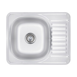 Кухонна мийка Brinex 5848 0,8 мм Satin (BRIN5848SAT08) (BRIN5848SAT08)