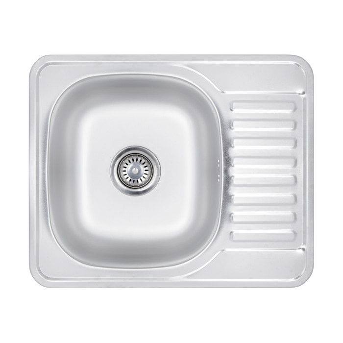 Кухонна мийка Brinex 5848 0,8 мм Satin (BRIN5848SAT08) (BRIN5848SAT08)
