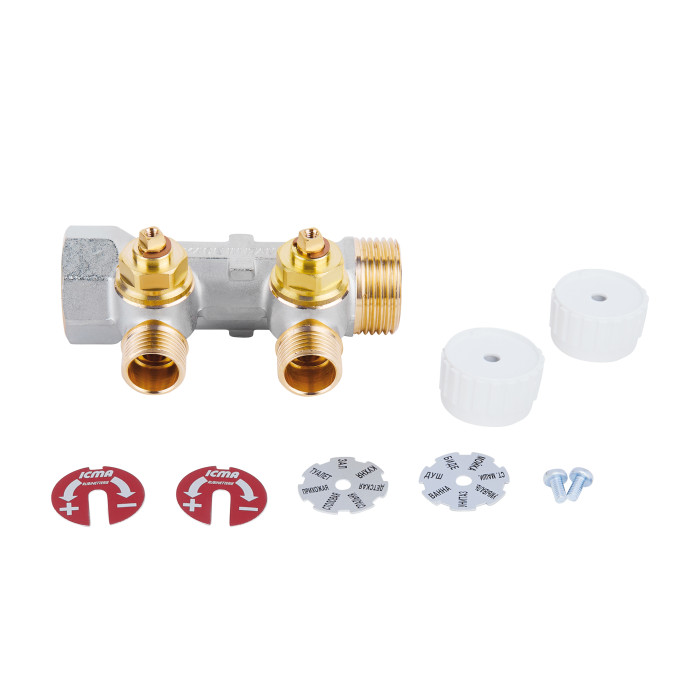 Коллектор Icma 3/4" 2 выхода №227 (87227PA06)