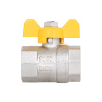 Кран шаровой SD Plus 3/4" ВР для газа (бабочка) SD602G20 (SD602G20)