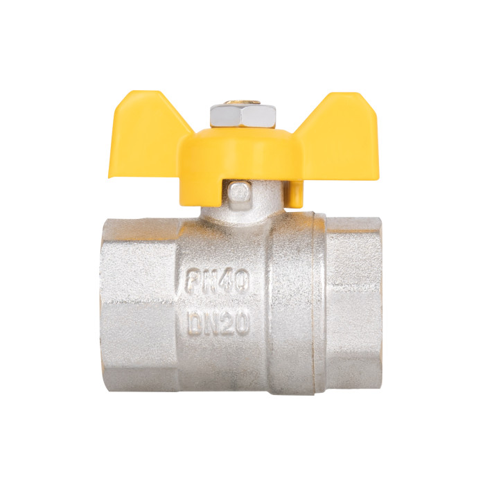 Кран кульовий SD Plus 3/4" ВР для газу (метелик) SD602G20 (SD602G20)