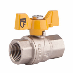 Кран кульовий SD Forte 3/4" ВР для газа (метелик) SF602G20 (SF602G20)