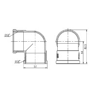 Кут SD Forte 1" 1/2 ВВ SF36840 (SF36840)