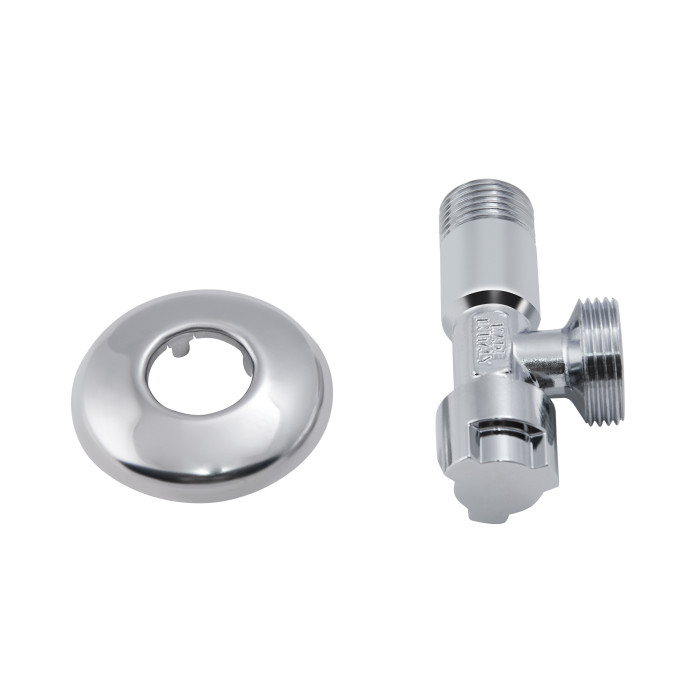 Кран приладовий буксовий Icma 1/2" х3/4" кутовий №519 (90519AE07)
