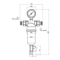 Фільтр самопромивний Thermo Alliance Standart 1/2" тонкого очищення SF127W15 (SF127W15)