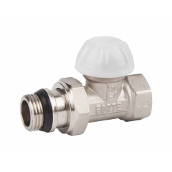 Кран радіаторний SD Forte Powerful 1/2" з антипротіканням прямий SF231W15 (SF231W15)