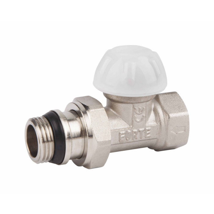 Кран радіаторний SD Forte Powerful 1/2" з антипротіканням прямий SF231W15 (SF231W15)